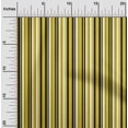 thumbnail image 1 of oneOone Georgette Viscose Yellow Fabric Stripes Craft Projects Decor Fabric Printed By The Yard 42 Inch Wide, 1 of 4