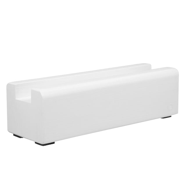 MOVTOTOP 1Pcs Bords Courbés Base de Miroir Moderne Minimaliste Support 9.90x3.14x2.75 Po pour Déco Maison