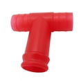 thumbnail image 1 of Decodeary Boire Boisson Tuba Peut Paille Acier Inoxydable Tuba Entonnoir Connecteur Rouge 1Set, 1 of 6