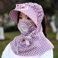 thumbnail image 2 of Yhmxh Summer Protection Faces Shield Sun Hat With Windproof Designs Solar-Powered Fan For Cycling Tea Picking And Outdoor Travel Lightweight & Waterproof Camping Gear Outdoors and Sports, 2 of 5