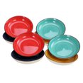 thumbnail image 1 of Gibson Couleur Tacheté 4 Pc Grès Bol Ensemble, Couleurs Assorties (2 Pack), 1 of 7