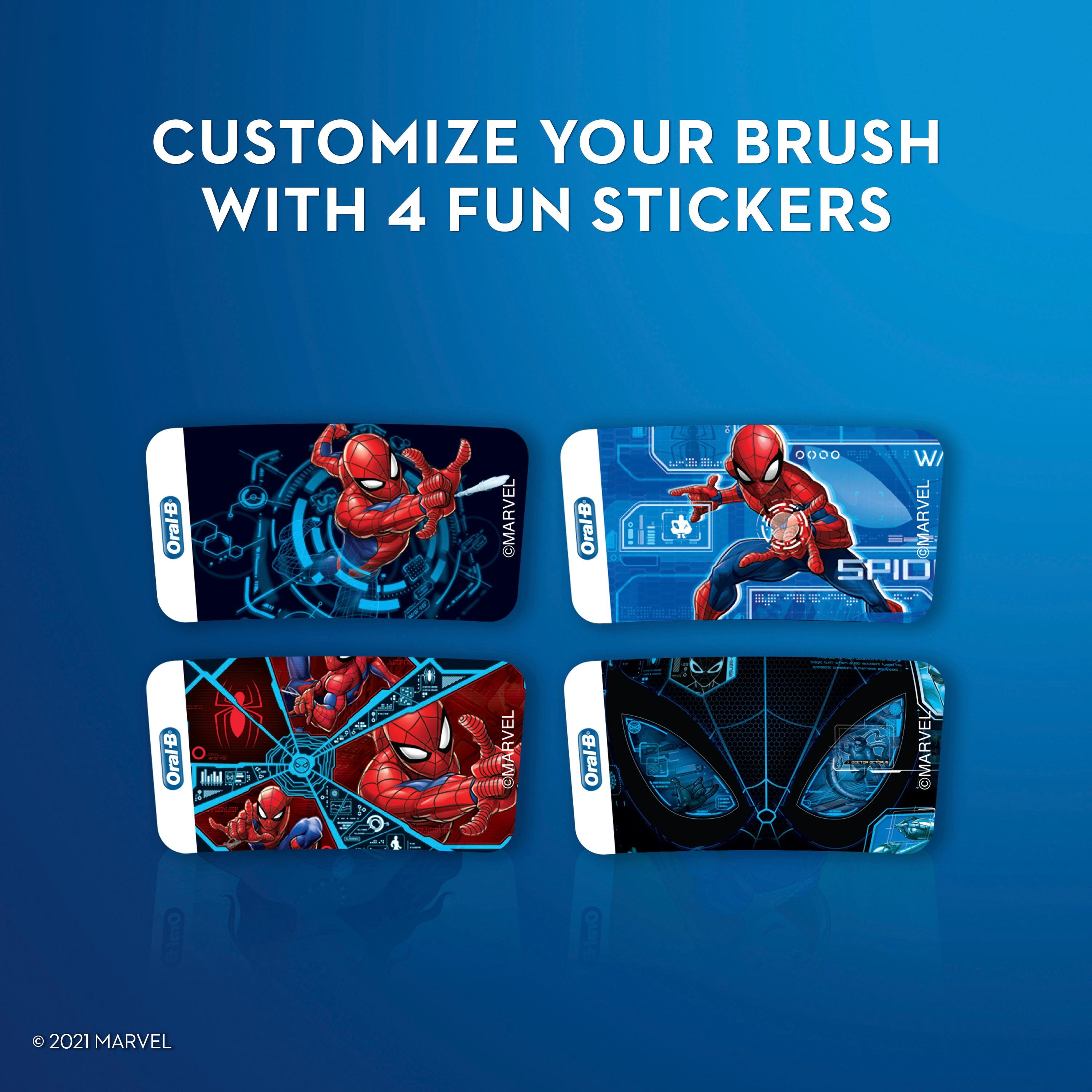 Oral-B Brosse à Dents Électrique pour Enfants avec Marvel's Spiderman, pour Enfants 3+