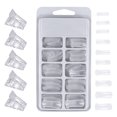 thumbnail image 1 of Ensemble d'Extension d'Ongles 100 Pcs Faux Ongles en Cristal 5 Pcs Pinces d'Extension Outils de Manucure, 1 of 8