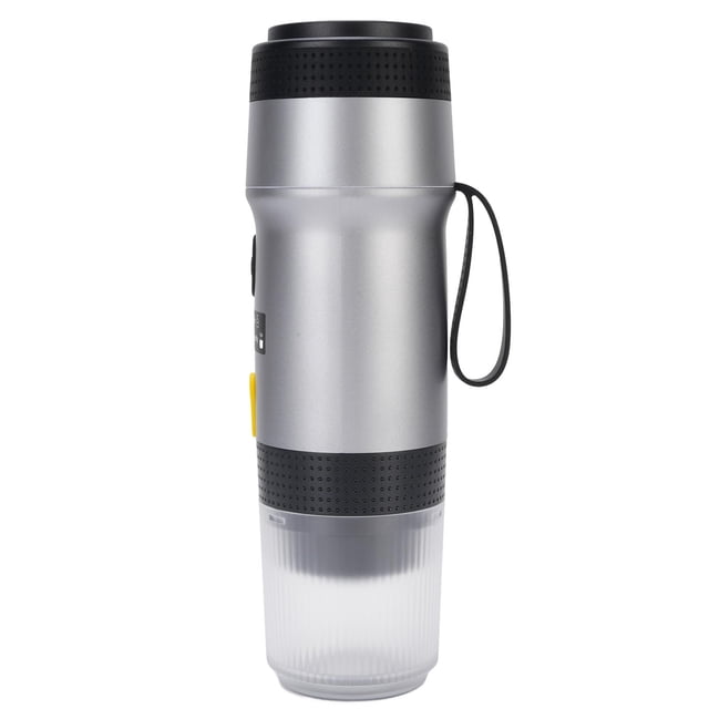 Machine à Café Portable Multifonction, Matériau en Acier Inoxydable 304 Usage Polyvalent Cafetière de Voyage 3 en 1 pour Camping Randonnée VR Bureau Blanc