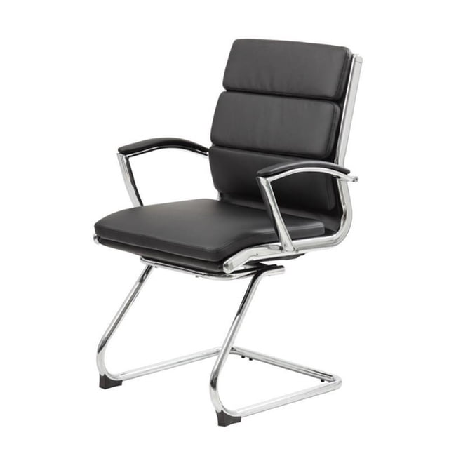 Boss Office Chaise d'Invité Exécutive CaressoftPlus en Noir