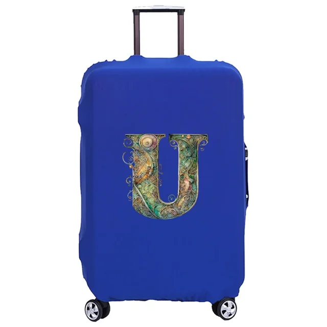 Luggage Cover Washable Case Cover Protective Case Scratch Proof Case Cover Suitable for Graphic Print Pattern Fits 18-32inch 8Graphic Letter U L