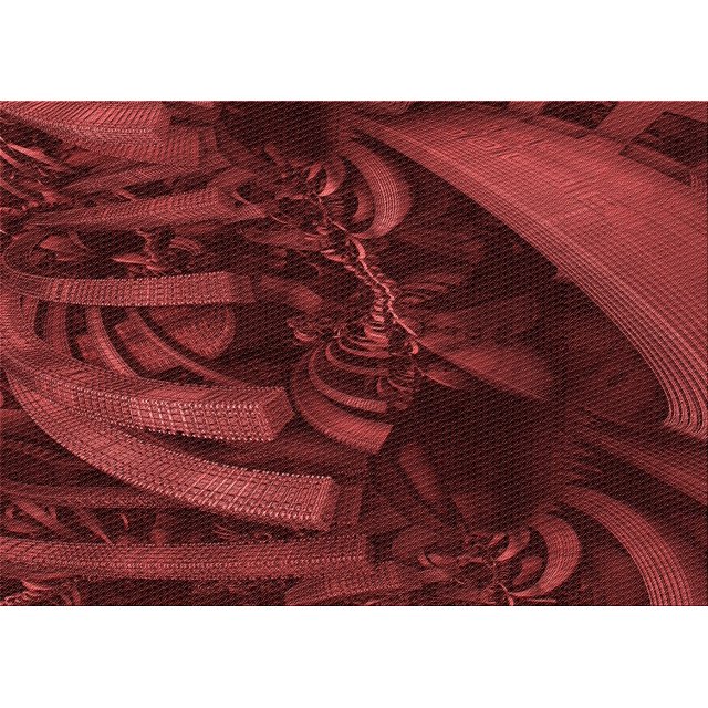 Ahgly Company Tapis d'Intérieur Rectangulaires Transitionnels Rouges Lavables à la Machine, 8 Pieds x 12 Pieds