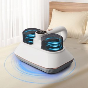Danhjin Aspirateur sans fil Nettoyeur à vide Nettoilateur de lit Aspirateurs Dirt Cheveux de chat avec haute fréquence par minute Agitation Lavable Filtre Idéal pour Sofa Bed Carpet
