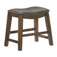 thumbnail image 4 of Topline Home Furnishings Tabouret en similicuir, 4 of 5