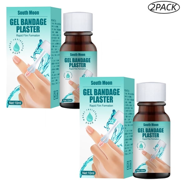 2Pack 10ml Liquid Bandage Breathable Waterproof Wound Wound Dressing Disinfecting Adhesive Patch Skin Care for Fingers Feet Body