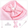thumbnail image 4 of HAWEE Grisl Elsa Princess Dress Queen Costume Cosplay Dress Up with Accessories(Not Include Cape), 4 of 7