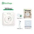 thumbnail image 2 of Riwcyla PeriPage Pocket All,in,One Thermal Printer Wireless Picture Photo Label Memo Receipt Paper Printer AR Photo Function with USB Cable Support for Android iOS Smartphone Windows, 2 of 6