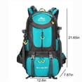 thumbnail image 3 of Birdeem Sac à Dos de Randonnée 50 L, Sac Essentiel de Camping Imperméable, Sac à Dos de Randonnée Léger 45+5 Litres, 3 of 5