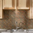 thumbnail image 5 of Fasade 18in x 24in Monaco Copper Fantasy Backsplash Panel 5 Pack, 5 of 5