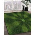 thumbnail image 3 of Ahgly Company Machine Washable Indoor Rectangle Transitional Dark Forest Green Area Rugs, 7' x 9', 3 of 7