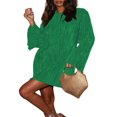 thumbnail image 1 of Robe Chic pour Femmes avec Manches Longues et Encolure, 1 of 9