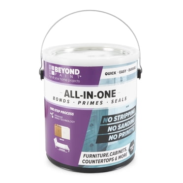 Beyond Paint Peinture Tout-en-un 1 Gallon à Usages Multiples Polyvalente pour la Rénovation, Blanc Cassé