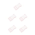 thumbnail image 2 of relayinert 10pcs/set Easy To Buckle Strap With Multi-Color Clasp Belt Buckles High Compatibility ABS Release Buckle Hook Buckle white 5Set, 2 of 6