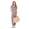 thumbnail image 2 of George Women's Rib Crew-Neck T-Shirt, 2 of 6