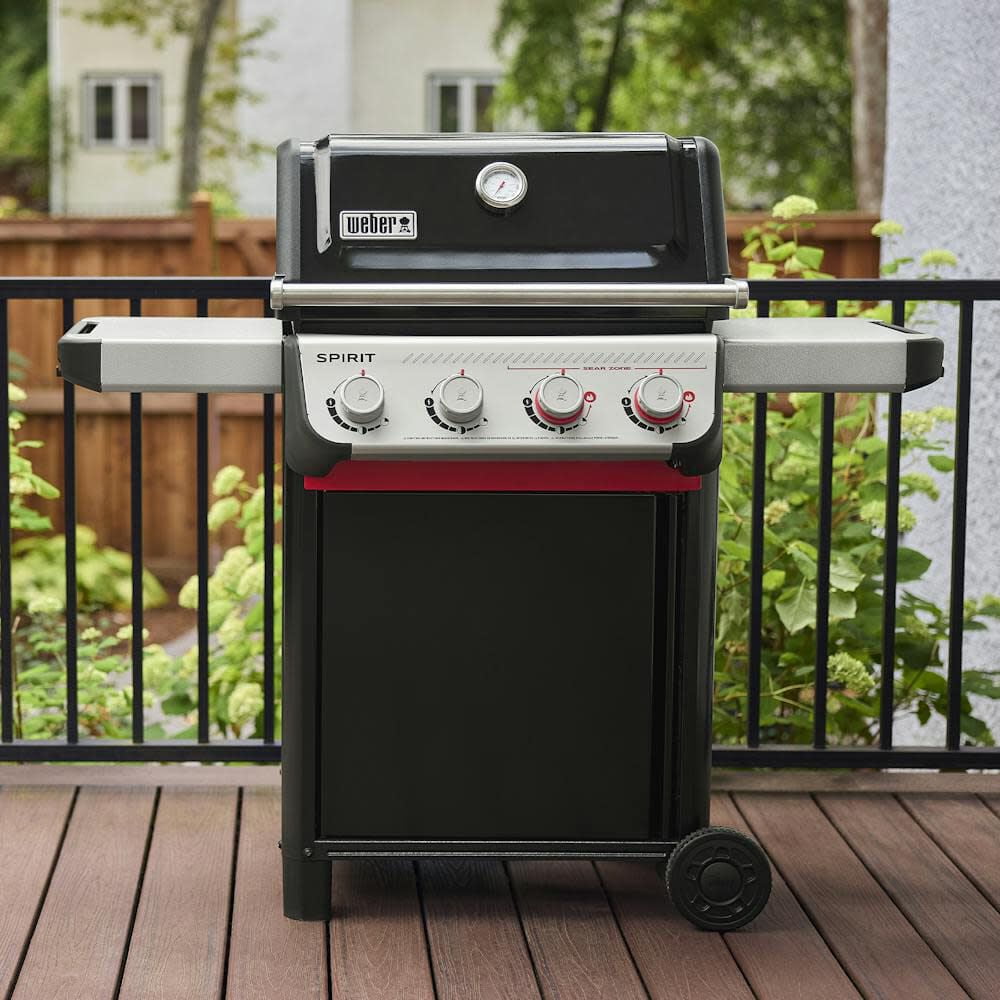Weber Spirit E-425 4 Burner Black Liquid Propane Gas BBQ Grill