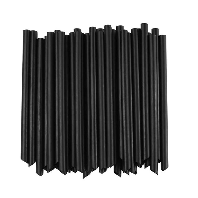 100x Pailles Extra Larges Jumbo Boba Bubble Tea Smoothie Pailles à Boire 10mm