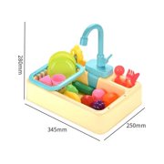 Kitchen Kids Mini Water Dispenser Electric Dishwasher Pretend Play House Games Role Playing Food Summer Kitchen Toys For Girls
