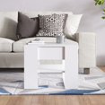 thumbnail image 3 of vidaXL Coffee Table White 55.5x55x45 cm Engineered Wood, 3 of 4
