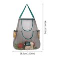 thumbnail image 3 of Oleegame 1PC Produce Storage Household Fruit And Vegetable Mesh Bag Foldable Tote Shopping Bag Reusable Tote Bag Recycling Storage Tote Bag With Side Pockets, 3 of 8