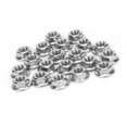 thumbnail image 3 of Flange Nut, Practical Hardware Rust-proof Stainless Steel High Reliability  For Greenhouse Supplies Accessories M6, 3 of 8