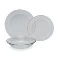 thumbnail image 1 of Duralex Lys Clear 18 Piece Dinnerware Set, Service for 6, 1 of 3