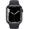 thumbnail image 2 of Apple Watch Series 7 GPS, 45mm Midnight Aluminum Case with Midnight Sport Band - Regular, 2 of 4