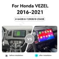 thumbnail image 4 of ZWNAV 13.3 inch Car Radio for Honda VEZEL 2016-2021 Android Auto Stereo Video Multimedia Player Recorder Scren Head Unit Carplay Navigation, 4 of 12