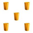 thumbnail image 2 of ZheElen PP Office And Home Waste Bin - 6L Capacity Easy Access Kitchen Large Capacity Kitchen Bedroom Yellow L 5Set, 2 of 6