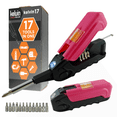 thumbnail image 1 of Kelvin Tools - Kelvin 17 Urban Screwdriver Set, All in One Everyday Multitool Screwdriver, Multi-Tip, Compact & Universal Precision, 13 Bit Set with Tape Measure, Liquid Level, Hammer and Flashlight, 1 of 6