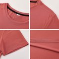 thumbnail image 4 of Styesk T Shirts for Man Men's Summer Solid Color Short Sleeved Outdoor Running Sports Ice Breathable Short Sleeved, 4 of 9