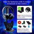 thumbnail image 2 of RGB Headphone Stand With Controller Charger For Xbox Series X|S, Elite 2, One X|S|Elite - XSX Charging Station Dock With 2 USB Ports, Compatible With Xbox Controllers, 2 of 6