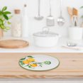 thumbnail image 3 of IH Casa Decor Ceramic Lemon Round Plate 6.10" - Ensemble De 2, 3 of 3