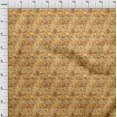 thumbnail image 4 of oneOone Viscose Chiffon Yellow Fabric Abstract Floral Fabric For Sewing Printed Craft Fabric By The Yard 42 Inch Wide, 4 of 5