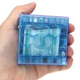 thumbnail image 2 of 1 Pcs Casse-Tête Cube 3D Aléatoire Labyrinthe d'Argent Collection de Pièces Boîte Jeu de Réflexion Amusant, 2 of 6