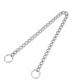 thumbnail image 2 of Pet Choke Collar  Dog Choke Collar  Dog Training Choker  Pet Metal Collar  Stainless Steel Dog Choke Collar Double  Chain For Pet Walking Training2.5mmx50cm, 2 of 5