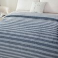 thumbnail image 4 of Mainstays Cationic Plush Blanket Navy DQ, 4 of 7