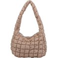 thumbnail image 1 of Puffer Shoulder Bag for Women Quilted Puffy Lightweight Nylon Handbag Large Padded Soft Purse, 1 of 7