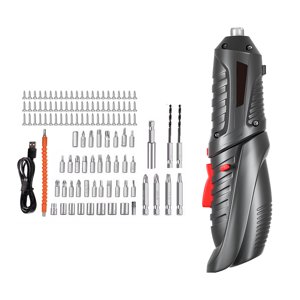 Amdohai 250r/min Tournevis en métal Set tournevis multifonctions Kit d'outils de réparation Volant électrique pour téléphones mobiles Ordinateurs