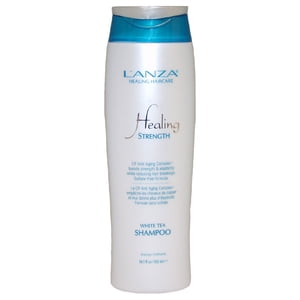 Healing Strength White Tea Shampoo by Lanza for Unisex - 10.1 oz Shampoo