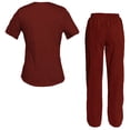 thumbnail image 2 of Women's Scrubs Set Scrub Top and Pants Scrubs Set, 2 of 3