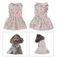 thumbnail image 4 of Cute Puppy Dress, Easy To Clean Daisy Mesh Decor Comfortable Floral Pattern Flexible Cool Dog Girl Dress Charming  For Spring XS,S,M,L, 4 of 8