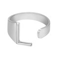 thumbnail image 1 of EGNMCR Rings Fashion Couple Ring Twenty Six English Letter Open Ring Couple Jewelry Letter ring, 1 of 1