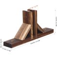 thumbnail image 2 of 2pcs Room Divider Support Feet Garden Fence Wood Garden Fencing Extendable Instant Fence Wooden Garden Trellis Stand Base Privacy Screen Holder Light Brown Light Brown Light Brown, 2 of 5