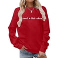 thumbnail image 2 of Chandail de Mode d'Hiver pour Femmes, Imprimé Festif de Noël, Haut à Col Rond, Chandails à Capuchon Mignons pour Femmes, Chandail à Capuchon pour Femmes, Chandails Confortables pour Femmes, Chandails à Capuchon Butter pour Femmes, Sweat pour Dames, Softball pour Filles, Échauffement, 2 of 5