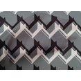 thumbnail image 4 of oneOone Organic Cotton Voile Fabric Chevron Geometric Print Fabric BTY 42 Inch Wide, 4 of 4